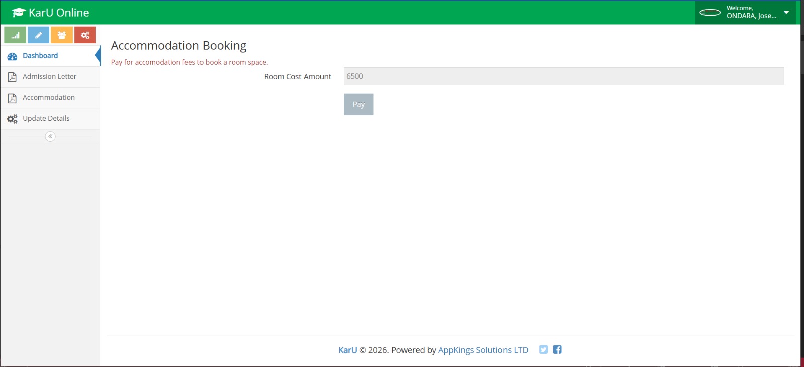 Step 1 - Update Personal Details